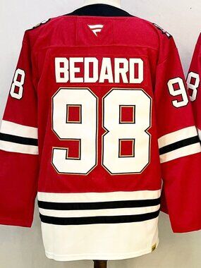 Connor Bedard Red Home Jersey